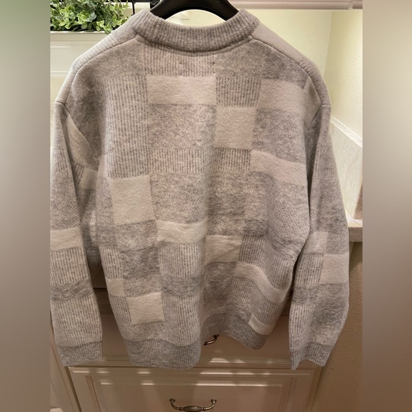 Kith Lewis Check Gray Sweater - Picture 2 of 5